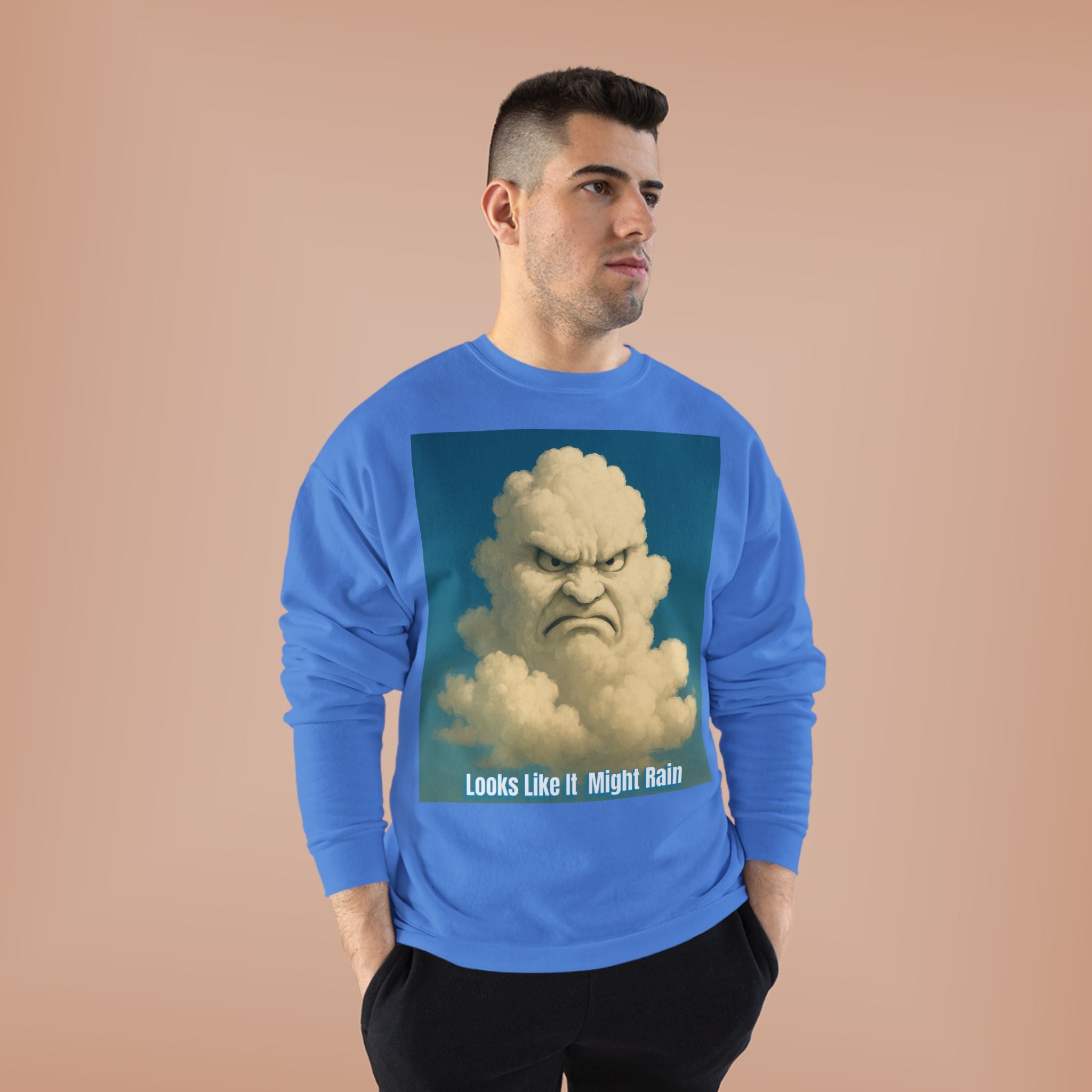 Angry Cloud 'Looks Like It Might Rain' Sweatshirt
