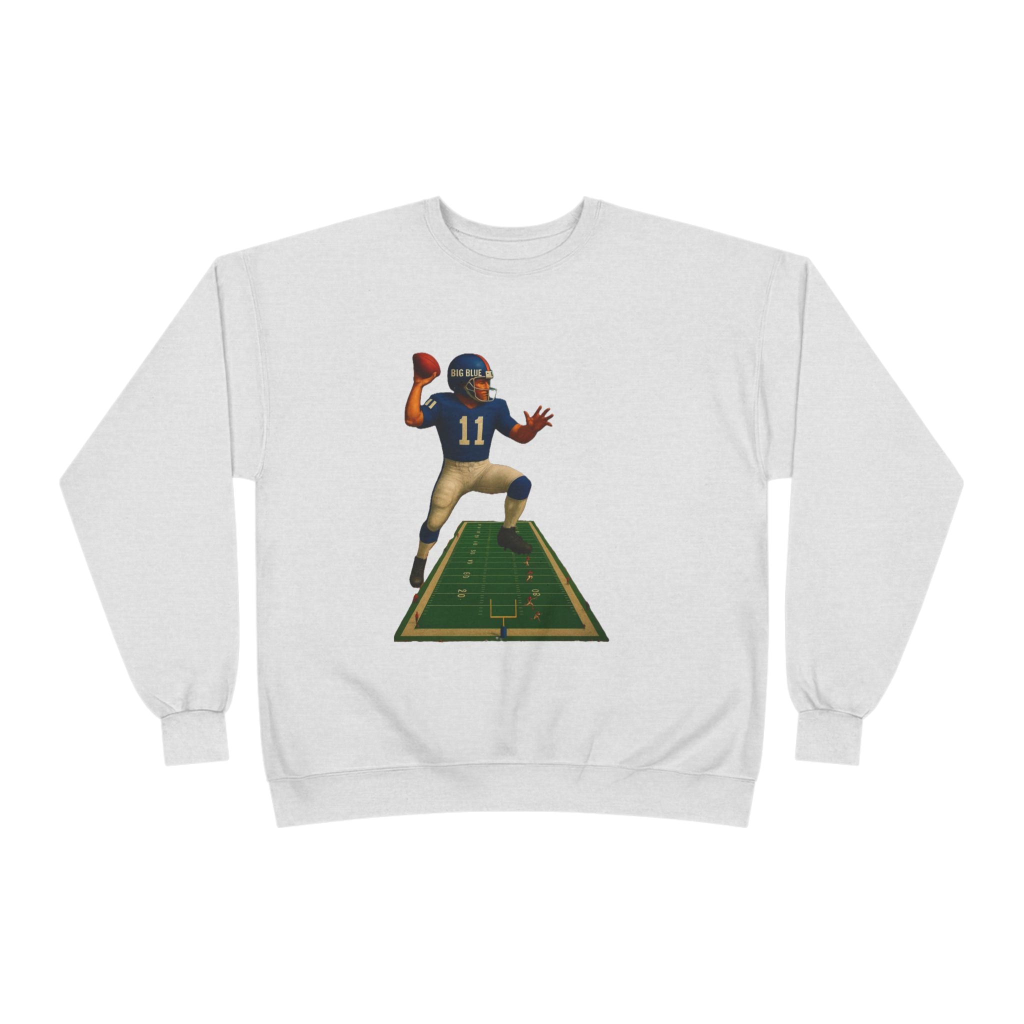 Football Quarterback Graphic Crewneck Sweatshirt