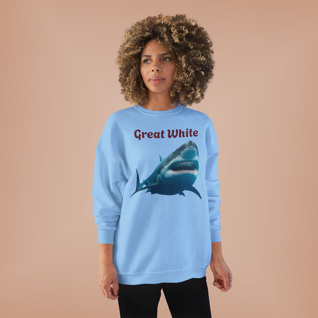 Great White Shark Crewneck Sweatshirt