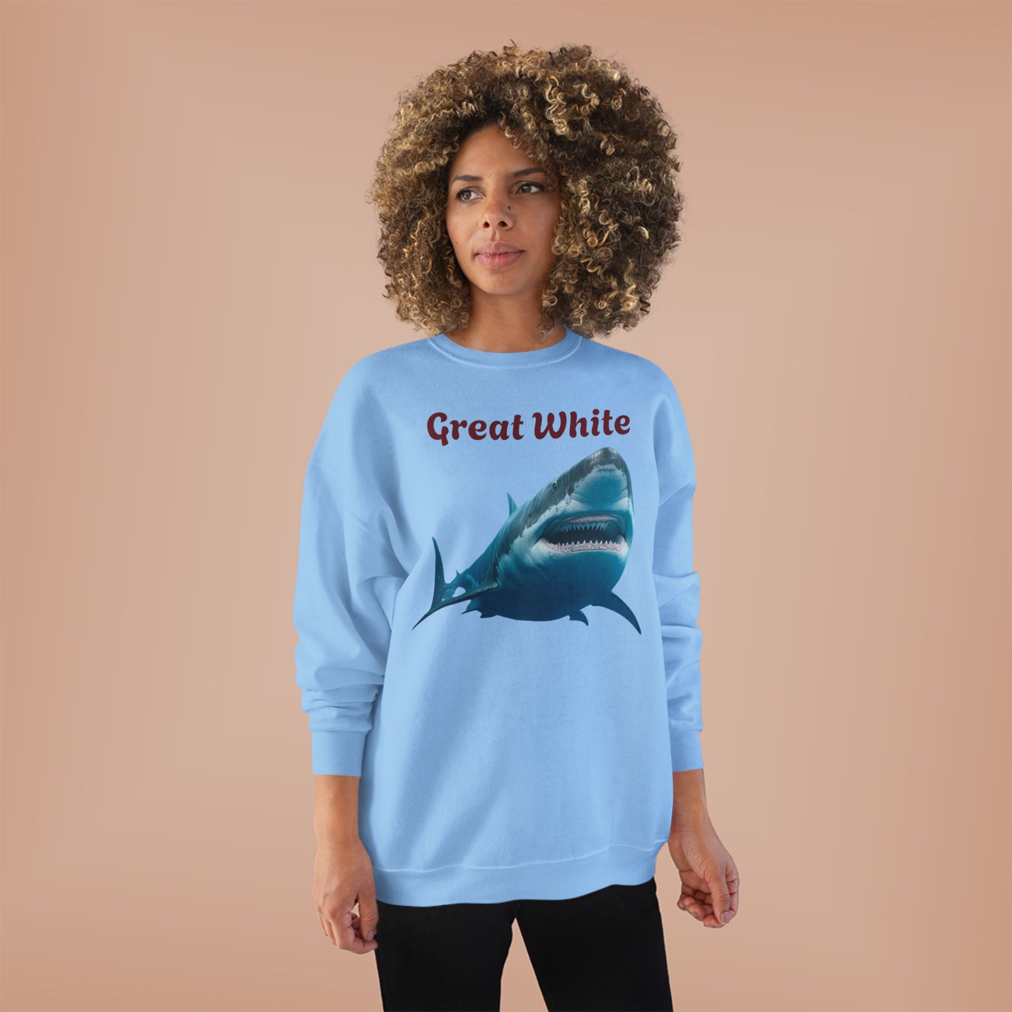 Great White Shark Crewneck Sweatshirt
