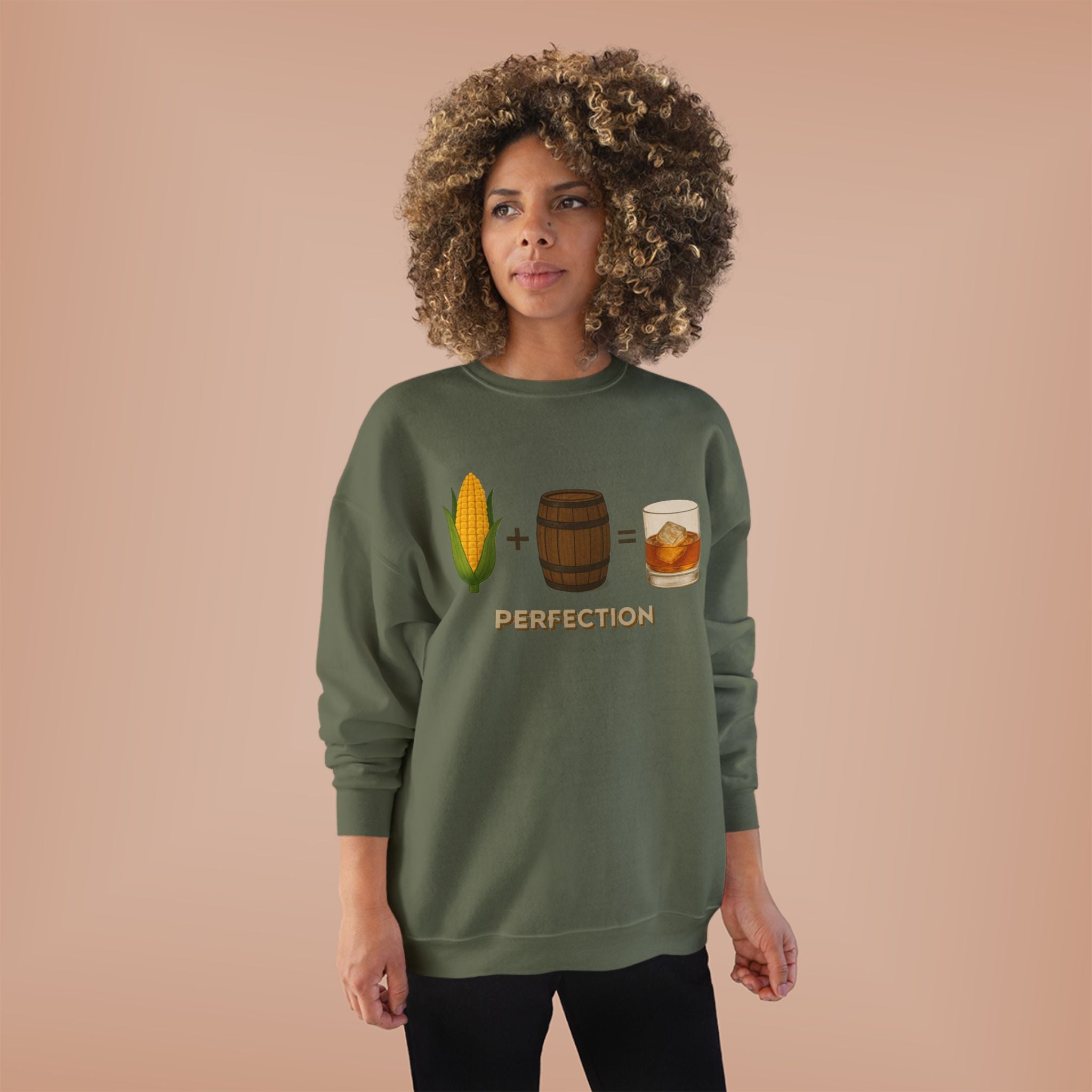 Corn + Barrel = Whiskey Perfection Sweatshirt