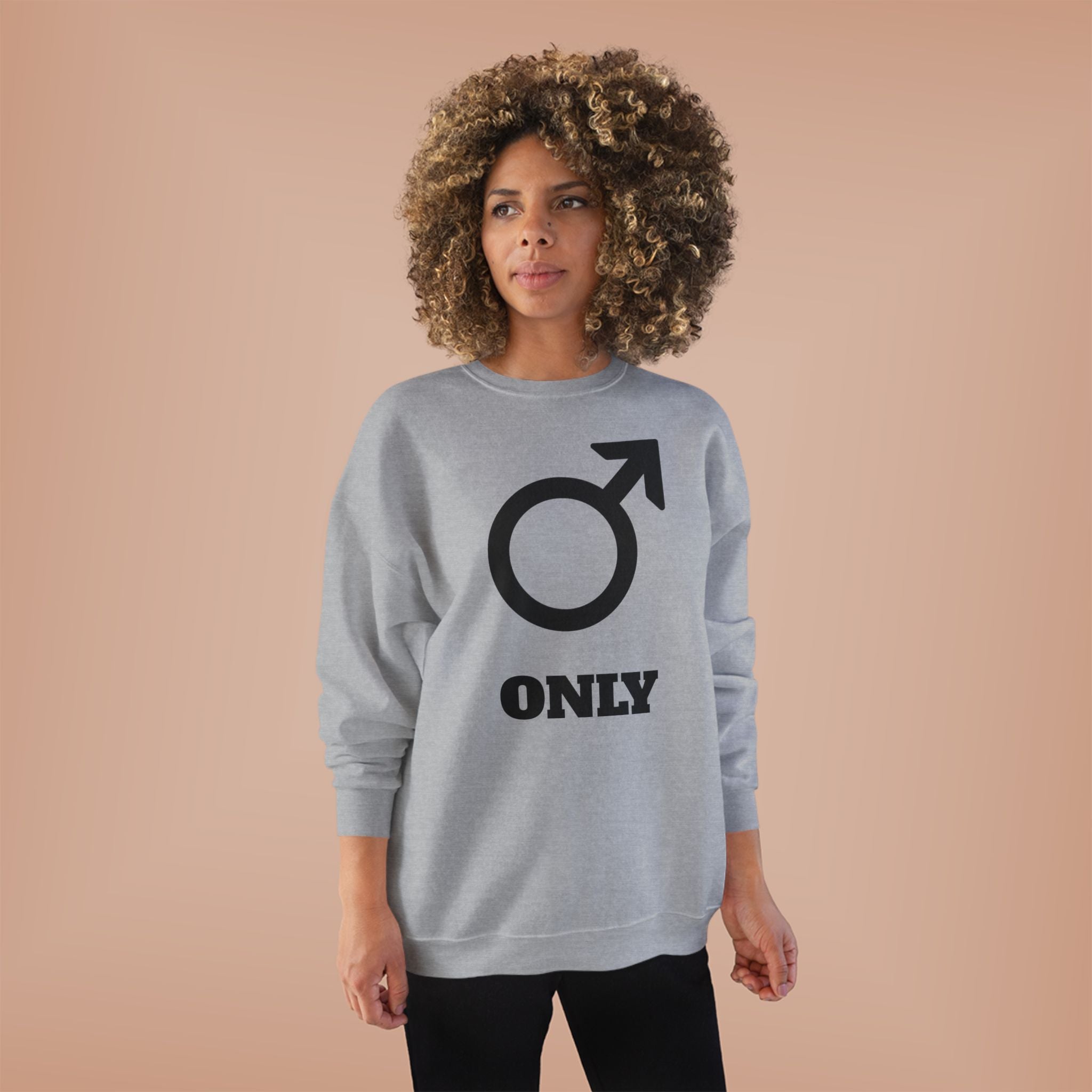 Male Symbol 'Only' Crewneck Sweatshirt